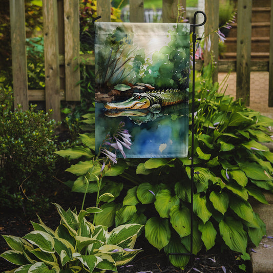 Alligator Garden Flag - One Color / One Size - Home & Garden - Home Decor - Flags Banners & Accessories