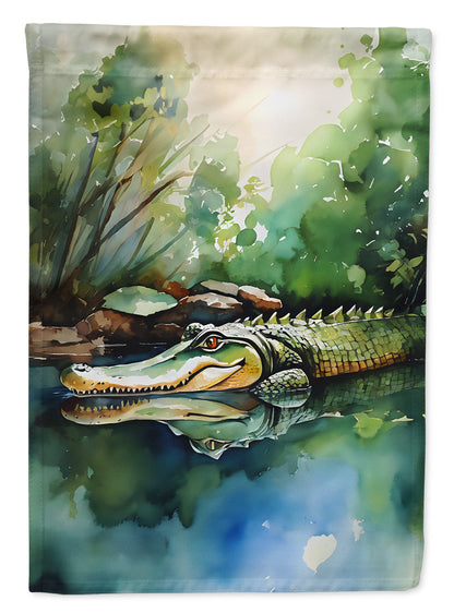 Alligator Garden Flag - One Color / One Size - Home & Garden - Home Decor - Flags Banners & Accessories