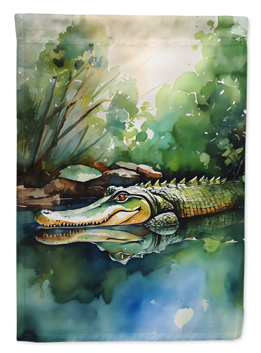 Alligator Garden Flag - One Color / One Size - Home & Garden - Home Decor - Flags Banners & Accessories