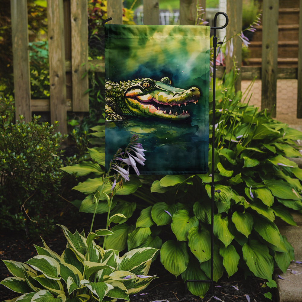 Alligator Garden Flag - One Color / One Size - Home & Garden - Home Decor - Flags Banners & Accessories