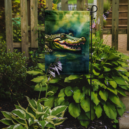 Alligator Garden Flag - One Color / One Size - Home & Garden - Home Decor - Flags Banners & Accessories