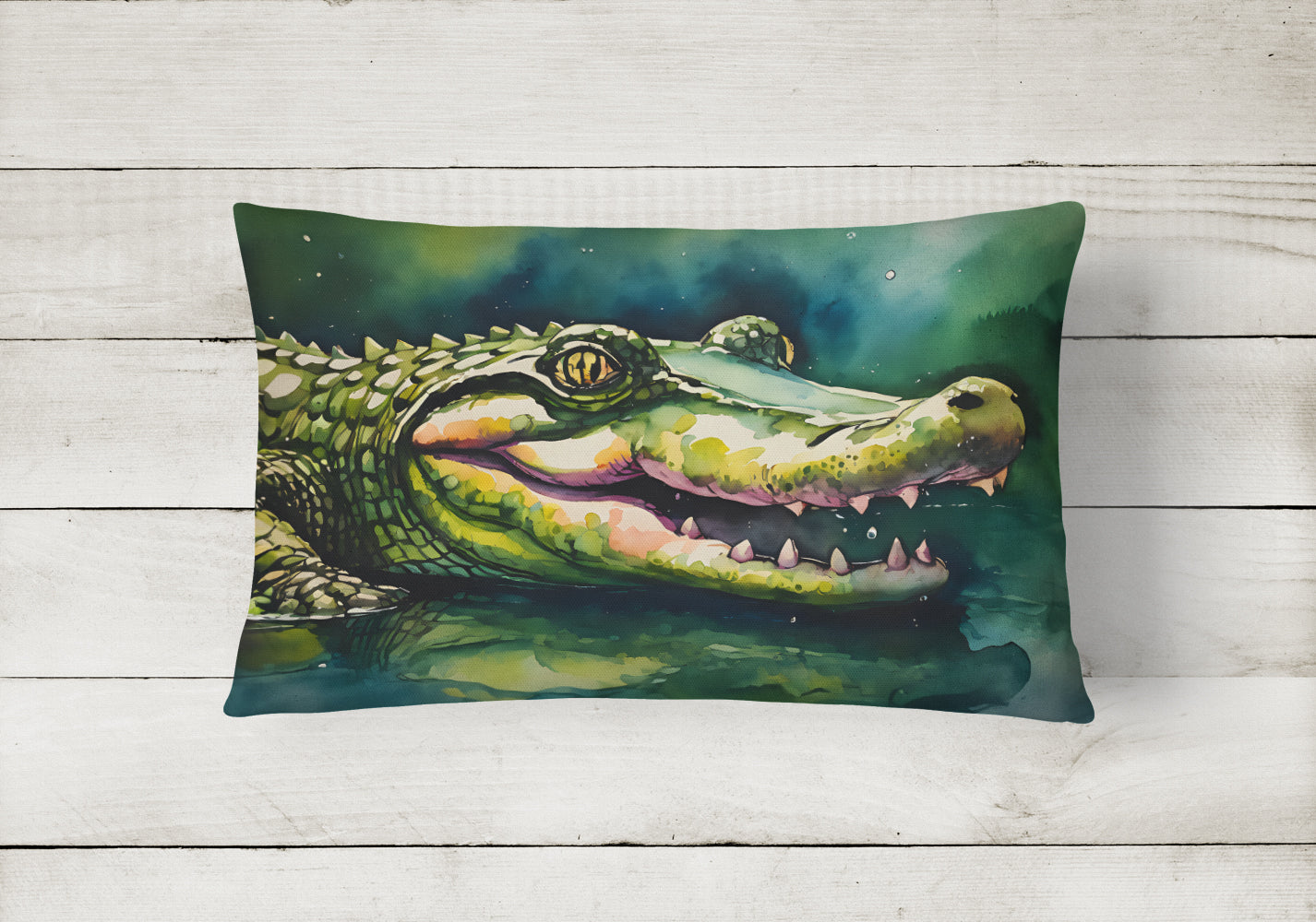 Alligator Throw Pillow - One Color / One Size - Home & Garden - Home Textile - Pillows