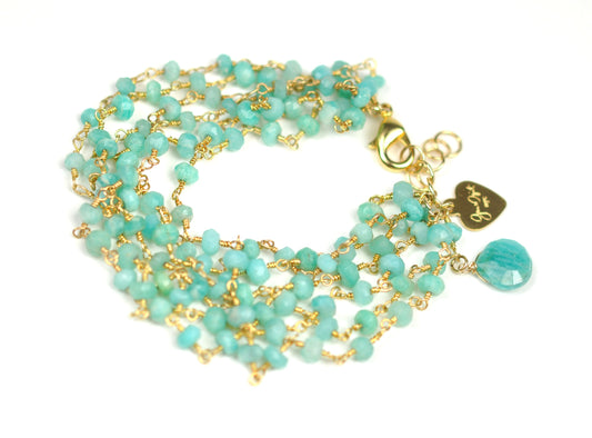 Amazonite Bracelet - One Color / One Size - Jewelry & Accessories - Bracelets & Bangles