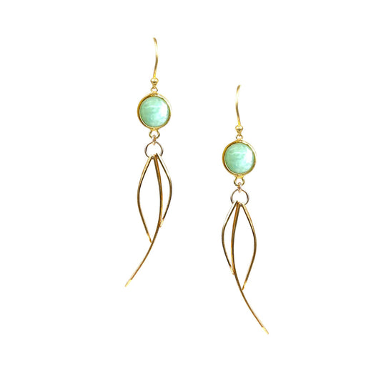 Amazonite Dangle Earrings - One Color / One Size - Jewelry & Accessories - Fine Jewelry - Earrings