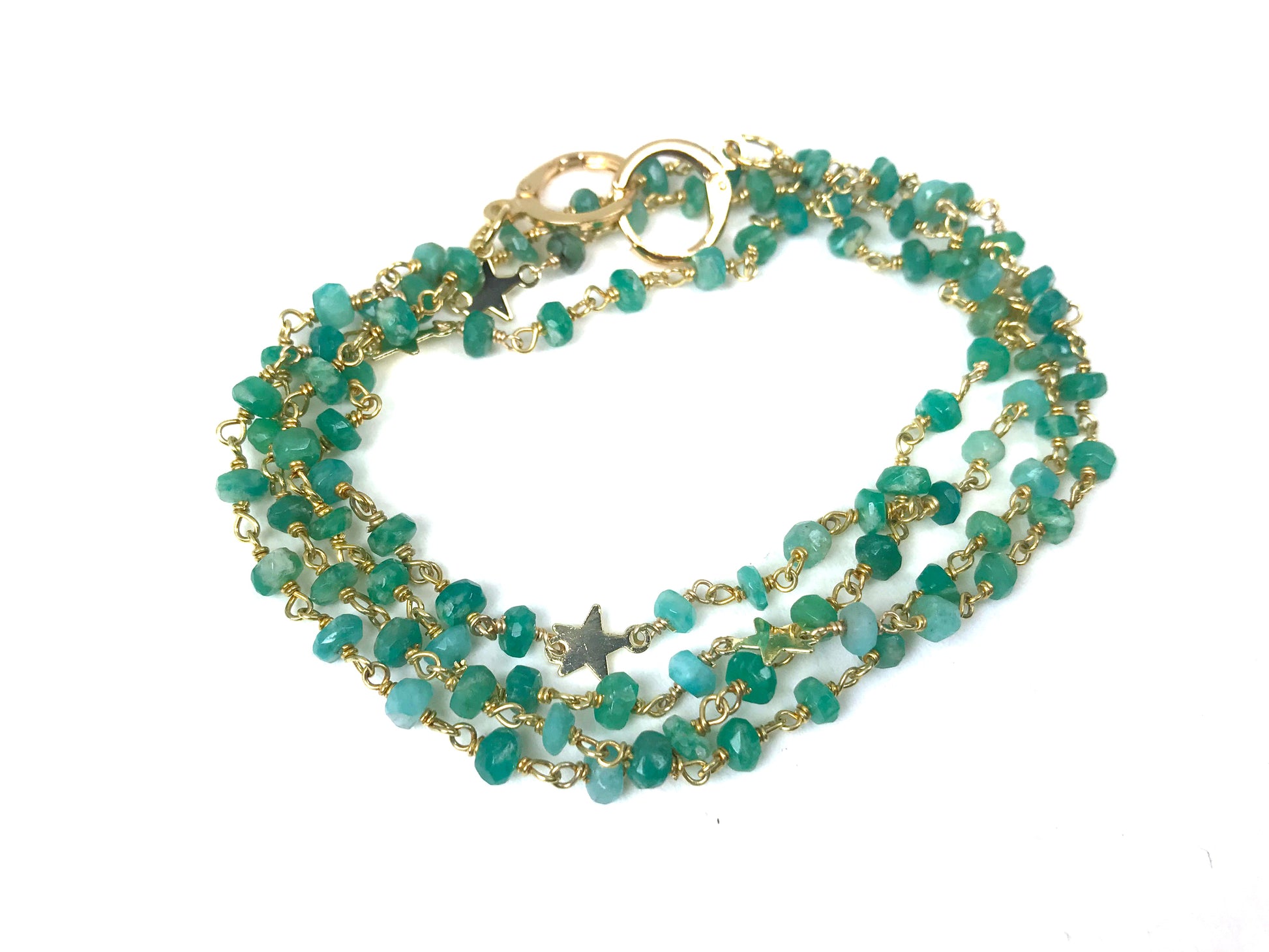 Amazonite Star Convertible Mask Necklace - One Color / One Size - Jewelry & Accessories - Necklaces & Pendants - Chain