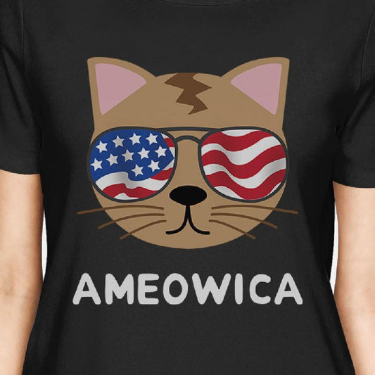Ameowica Cute Womens Short Sleeve T-Shirt Gift Ideas for Cat Lovers - Women’s Fashion - Women’s Clothing - Tops & Tees