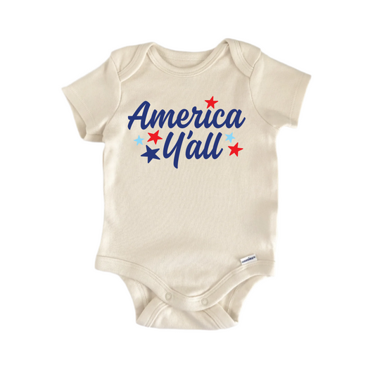 America U All July 4th Patriotic - Baby Boy Girl Clothes Bodysuit - Kids & Babies - Mother & Kids - Boys’ Baby Clothing