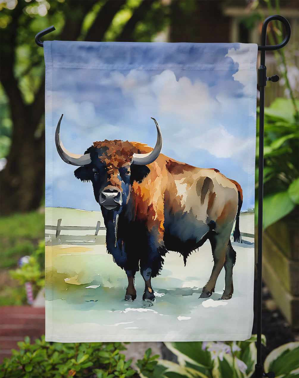 American Bison Garden Flag - One Color / One Size - Home & Garden - Home Decor - Flags Banners & Accessories