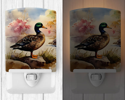 American Black Duck Ceramic Night Light - One Color / One Size - Home & Garden - Home Improvement - Lights & Lighting