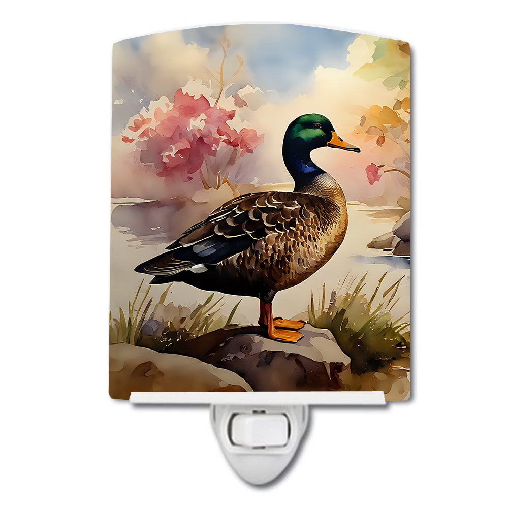 American Black Duck Ceramic Night Light - One Color / One Size - Home & Garden - Home Improvement - Lights & Lighting