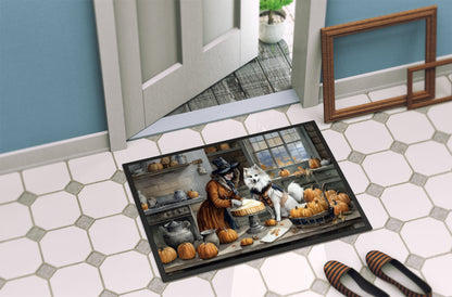 American Eskimo Fall Kitchen Pumpkins Doormat - One Color / One Size - Home & Garden - Home Textile - Carpets & Rugs