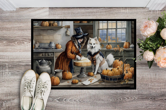 American Eskimo Fall Kitchen Pumpkins Doormat - One Color / One Size - Home & Garden - Home Textile - Carpets & Rugs