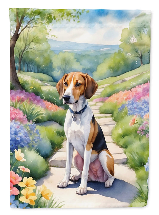American Foxhound Spring Garden Garden Flag - One Color / One Size - Home & Garden - Home Decor - Flags Banners &