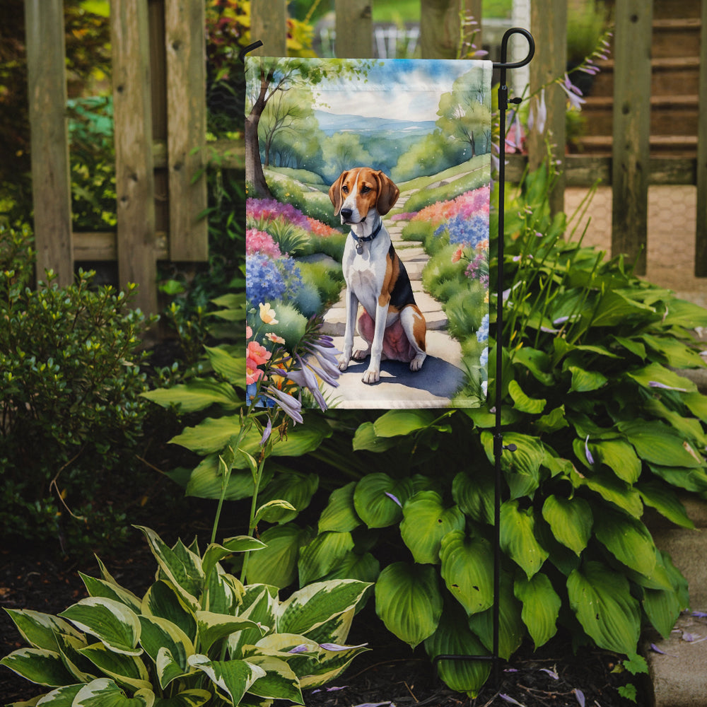 American Foxhound Spring Garden Garden Flag - One Color / One Size - Home & Garden - Home Decor - Flags Banners &