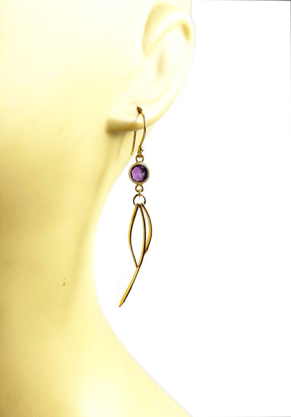 Amethyst Dangle Earrings - One Color / One Size - Jewelry & Accessories - Fine Jewelry - Earrings