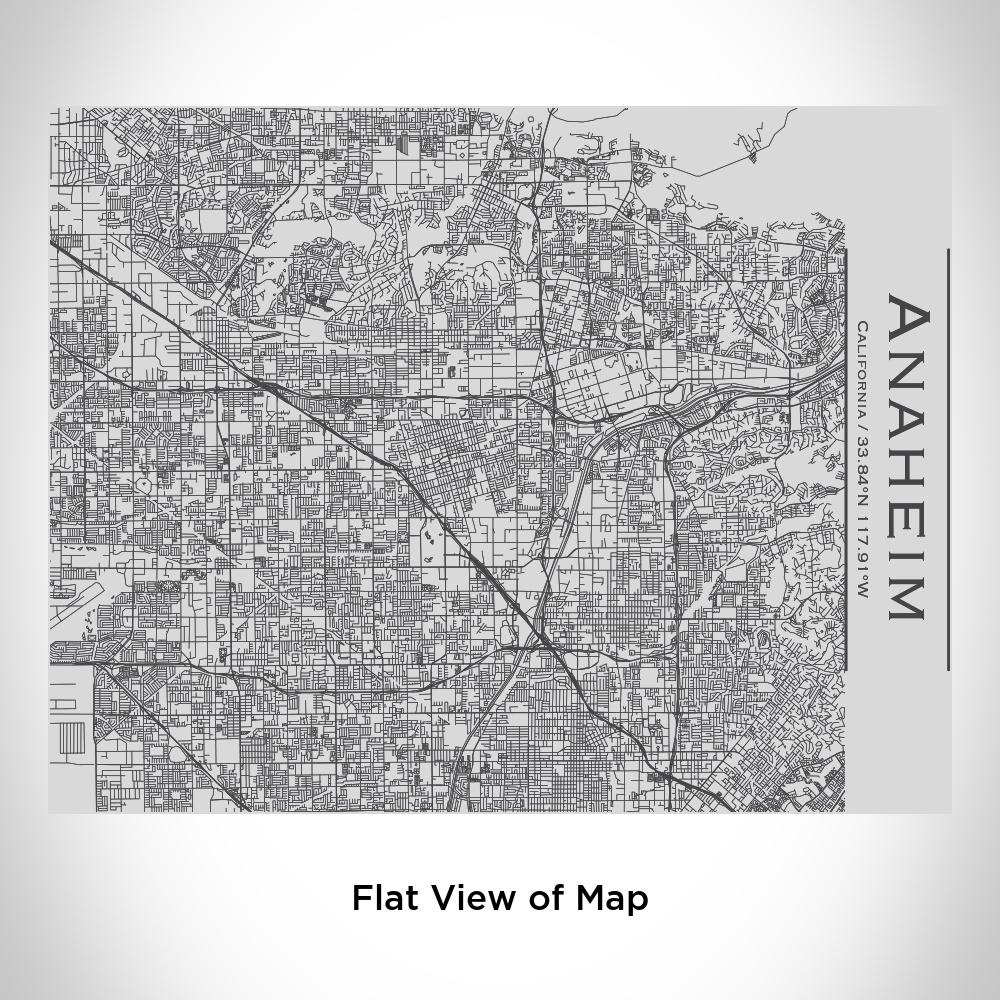 Anaheim - California Map Bottle with Bamboo Top - Drinkware