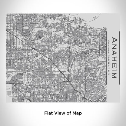 Anaheim - California Map Bottle with Bamboo Top - Drinkware