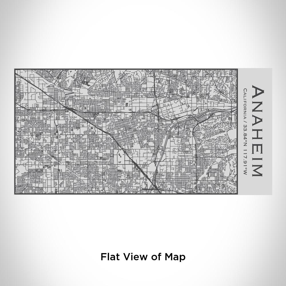 Anaheim - California Map Insulated Bottle - Drinkware