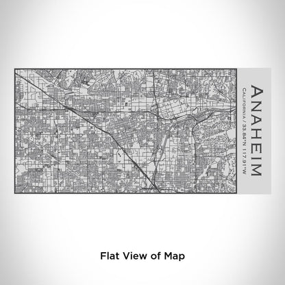 Anaheim - California Map Insulated Bottle - Drinkware