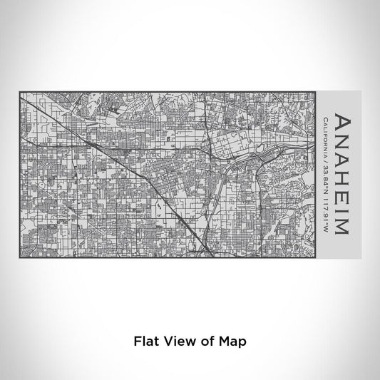 Anaheim - California Map Insulated Bottle - Drinkware