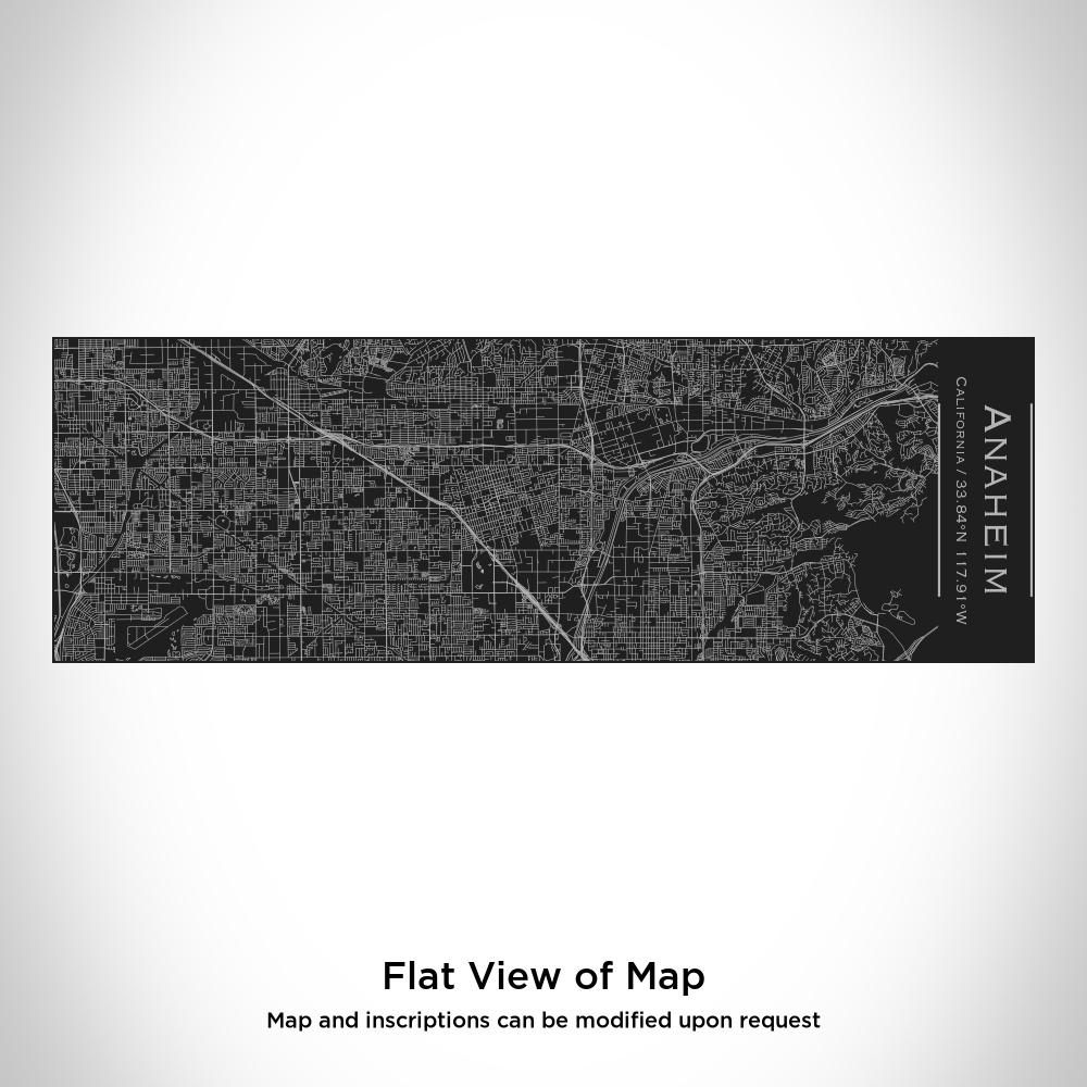 Anaheim - California Map Insulated Cup in Matte Black - Drinkware