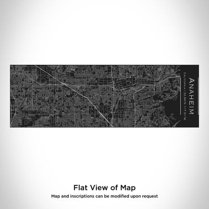 Anaheim - California Map Insulated Cup in Matte Black - Drinkware