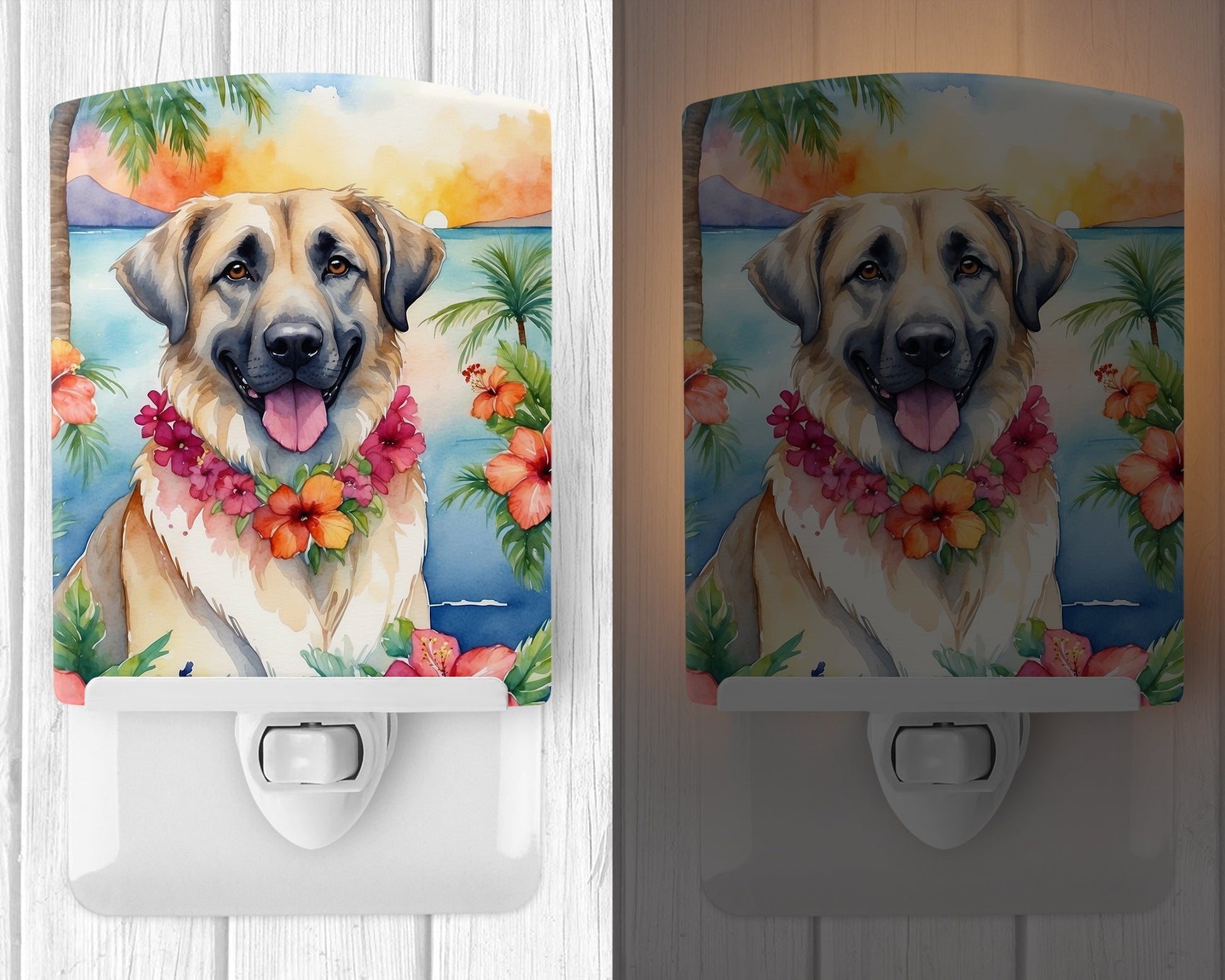 Anatolian Shepherd Luau Ceramic Night Light - One Color / One Size - Home & Garden - Home Improvement - Lights &