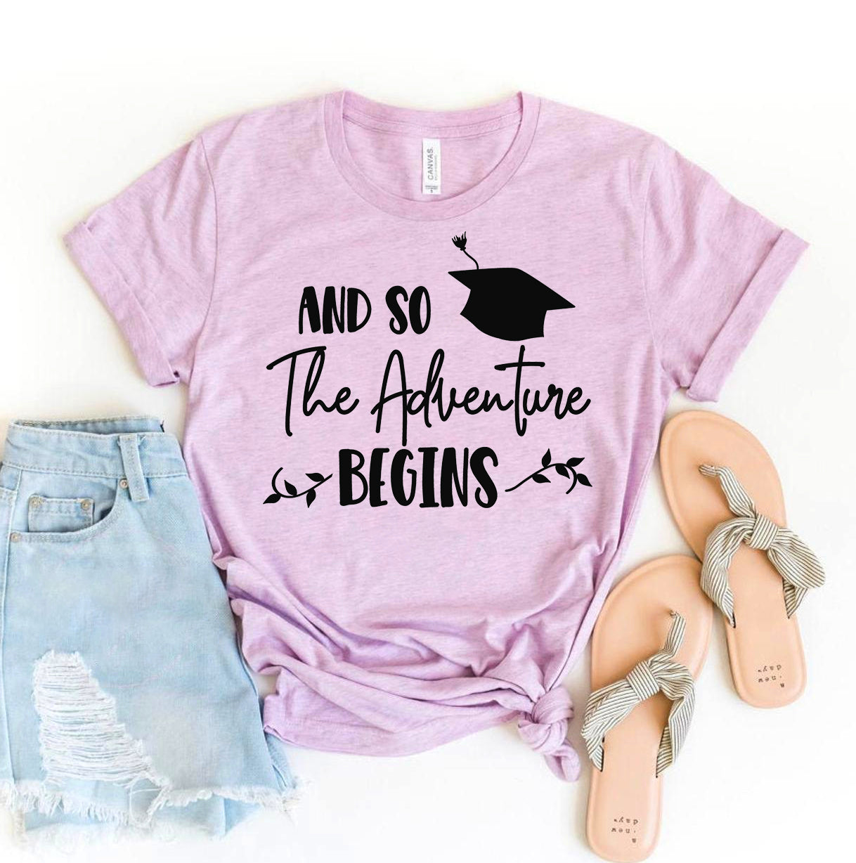 And So the Adventure Begins T-Shirt - Women’s Fashion - Women’s Clothing - Tops & Tees - T-Shirts
