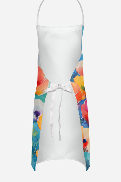 Anemones in Watercolor Apron - One Color / One Size - Home & Garden - Kitchen Dining & Bar - Table Decoration &
