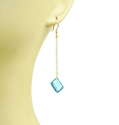 Apatite Long Dangle Earrings - One Color / One Size - Jewelry & Accessories - Earrings - Drop Earrings