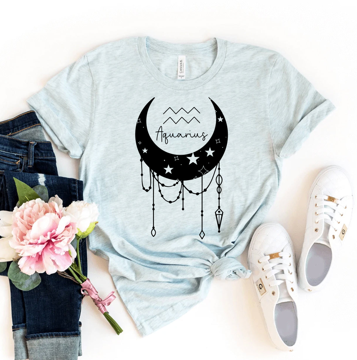Aquarius Star Sign T-Shirt - Women’s Fashion - Women’s Clothing - Tops & Tees - T-Shirts