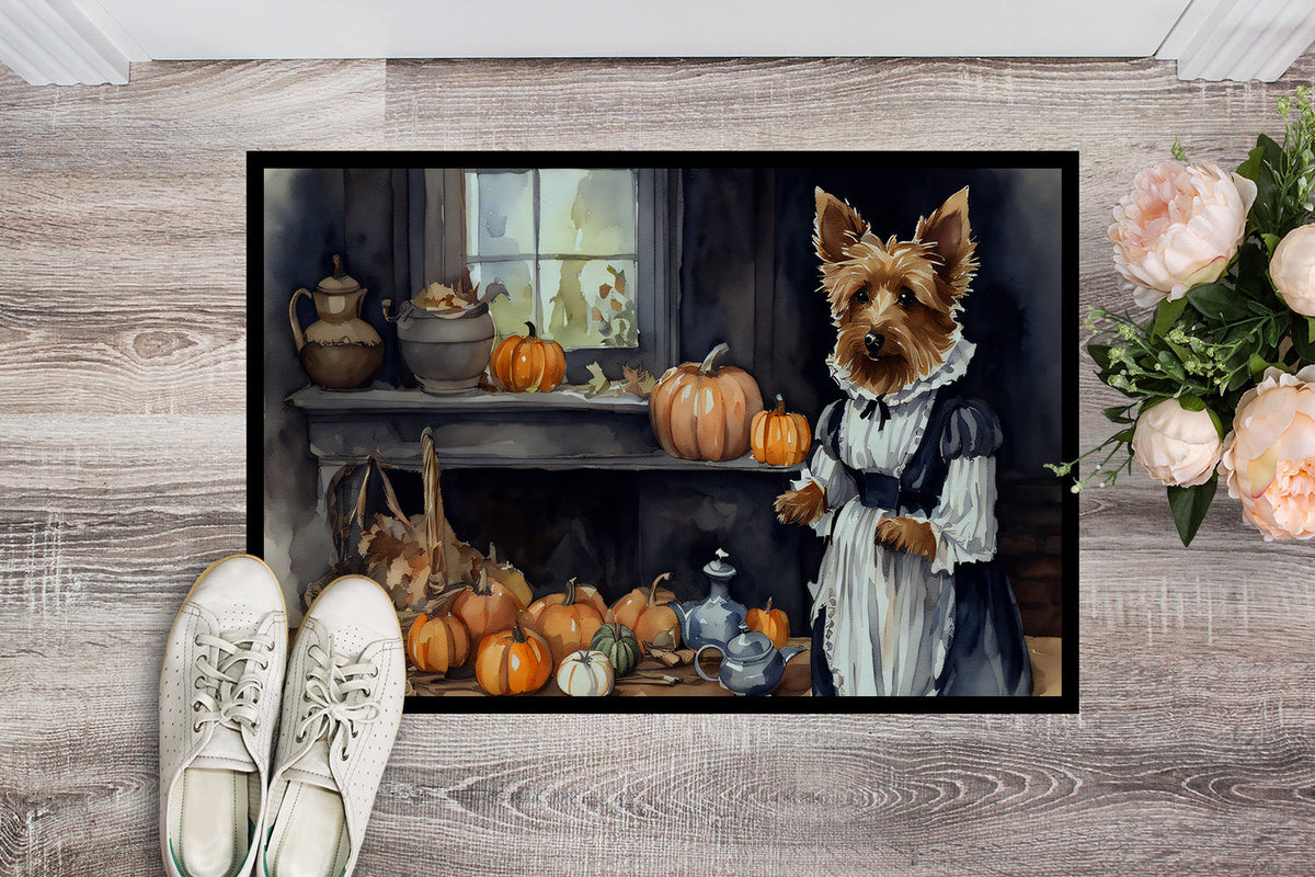 Australian Terrier Fall Kitchen Pumpkins Doormat - One Color / One Size - Home & Garden - Home Textile - Carpets & Rugs