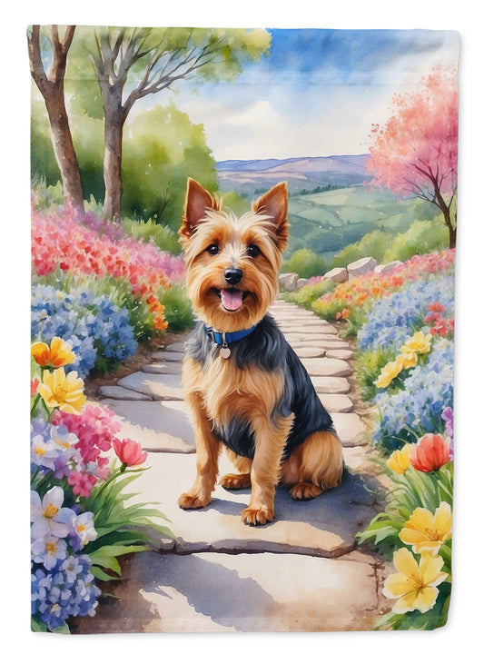 Australian Terrier Spring Garden Garden Flag - One Color / One Size - Home & Garden - Home Decor - Flags Banners &