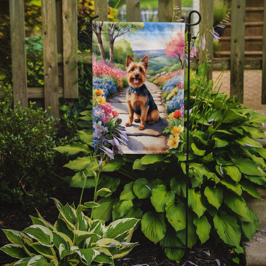 Australian Terrier Spring Garden Garden Flag - One Color / One Size - Home & Garden - Home Decor - Flags Banners &