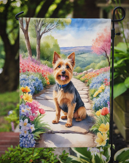 Australian Terrier Spring Garden Garden Flag - One Color / One Size - Home & Garden - Home Decor - Flags Banners &