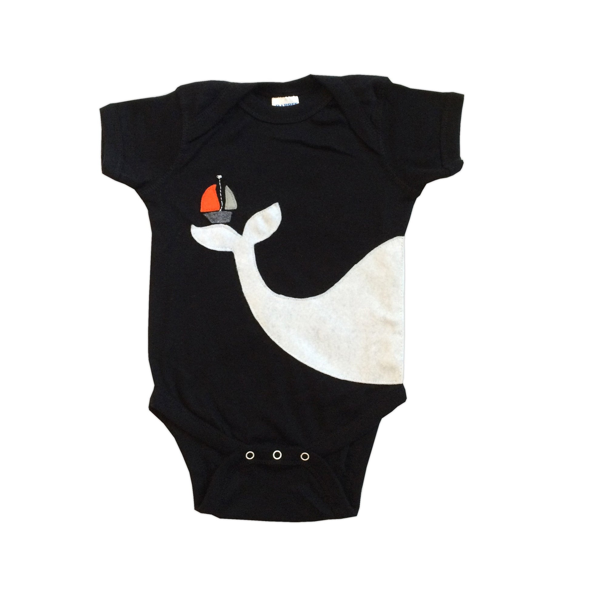 Baby Onesie - Big Whale and Little Sailboat - Kids & Babies - Mother & Kids - Boys’ Clothing