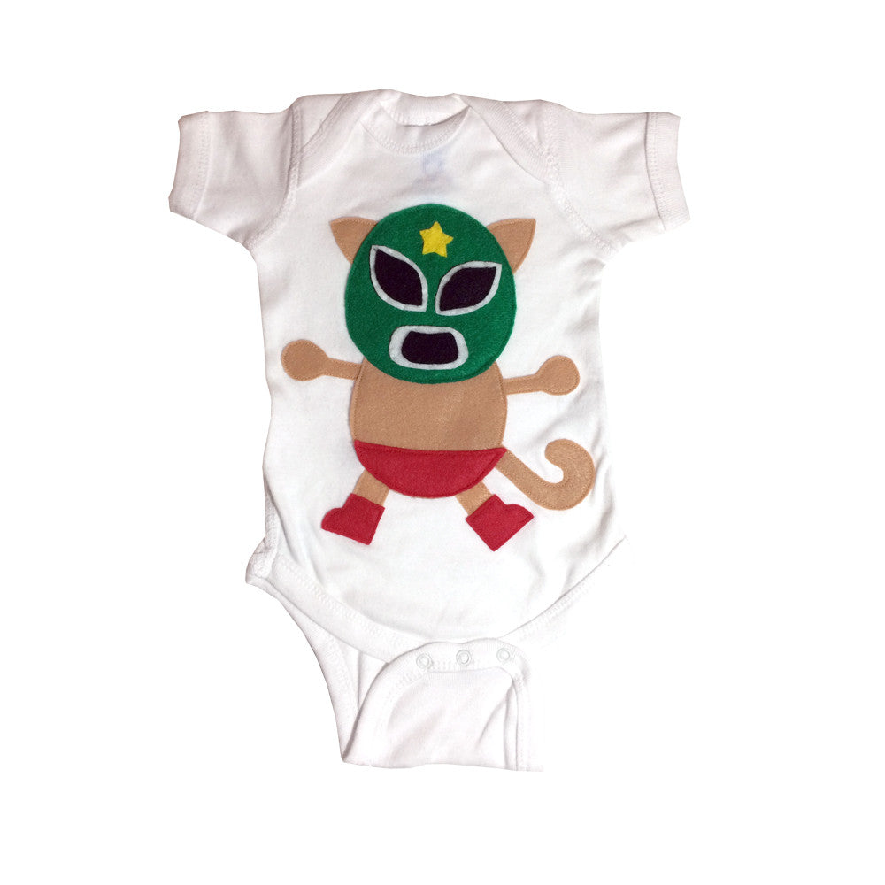 Baby Onesie - Kitty Luchador - Mexican Wrestler Cat - Kids & Babies - Mother & Kids - Boys’ Clothing