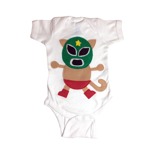 Baby Onesie - Kitty Luchador - Mexican Wrestler Cat - Kids & Babies - Mother & Kids - Boys’ Clothing