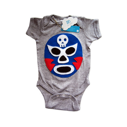 Baby Onesie - Luchador Azul - Blue Mexican Wrestler - Kids & Babies - Mother & Kids - Boys’ Clothing