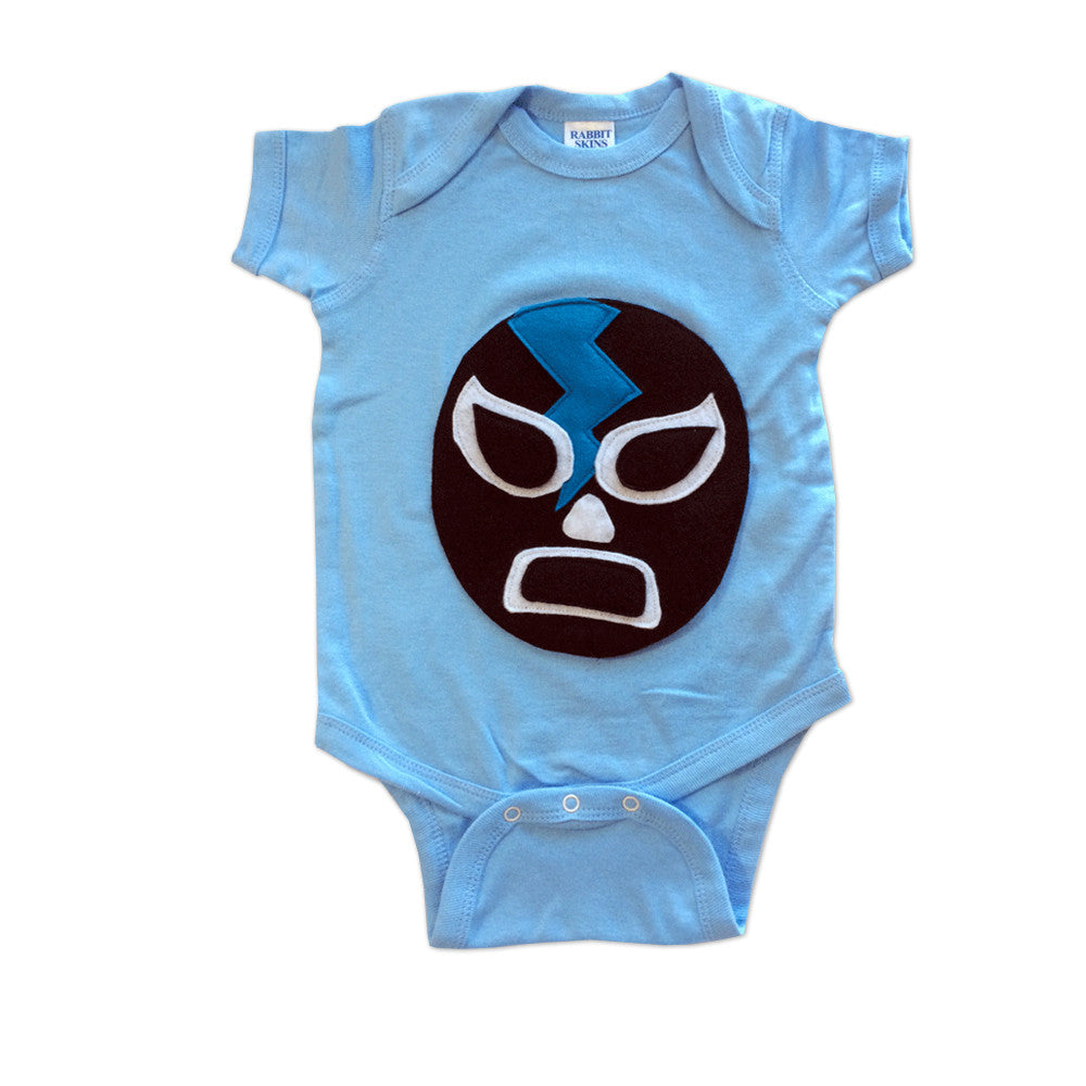 Baby Onesie - Luchador Negro - Kids & Babies - Mother & Kids - Boys’ Clothing