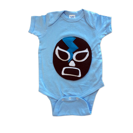 Baby Onesie - Luchador Negro - Kids & Babies - Mother & Kids - Boys’ Clothing