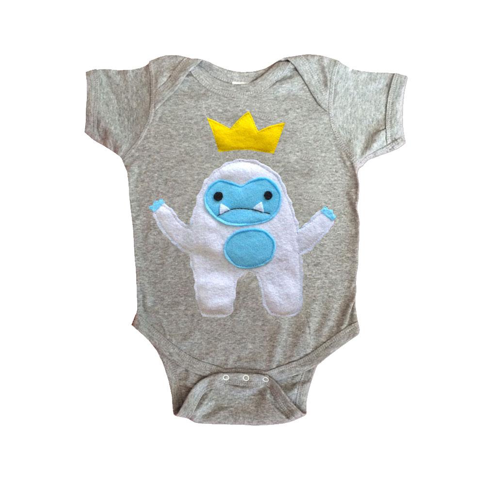 Baby Onesie - Yeti King - Kids & Babies - Mother & Kids - Boys’ Clothing