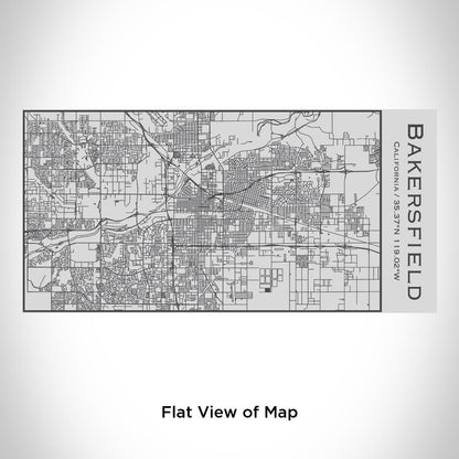 Bakersfield - California Map Insulated Bottle - Drinkware