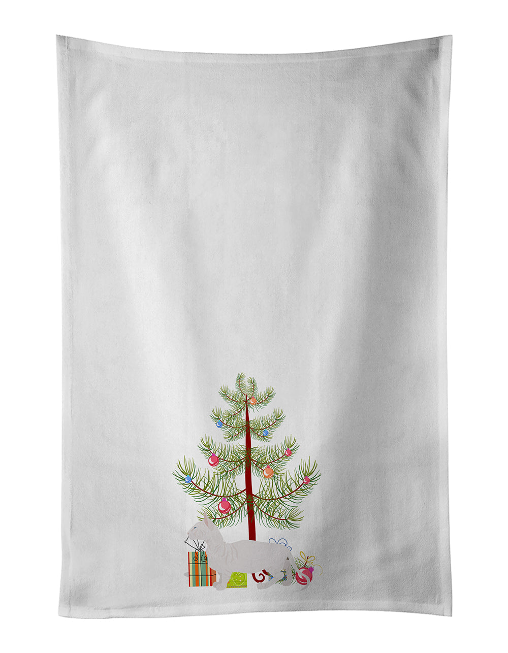 Bambino Cat Christmas Kitchen Towel Set of 2 - One Color / One Size - Home & Garden - Home Textile - Towels