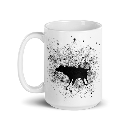 Banksy Wet Dog Splatter 2007 Street Art Mug - 15oz (444mL) - Home & Garden - Kitchen Dining & Bar - Coffeeware