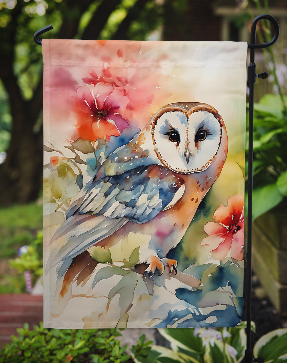 Barn Owl Garden Flag - One Color / One Size - Home & Garden - Home Decor - Flags Banners & Accessories