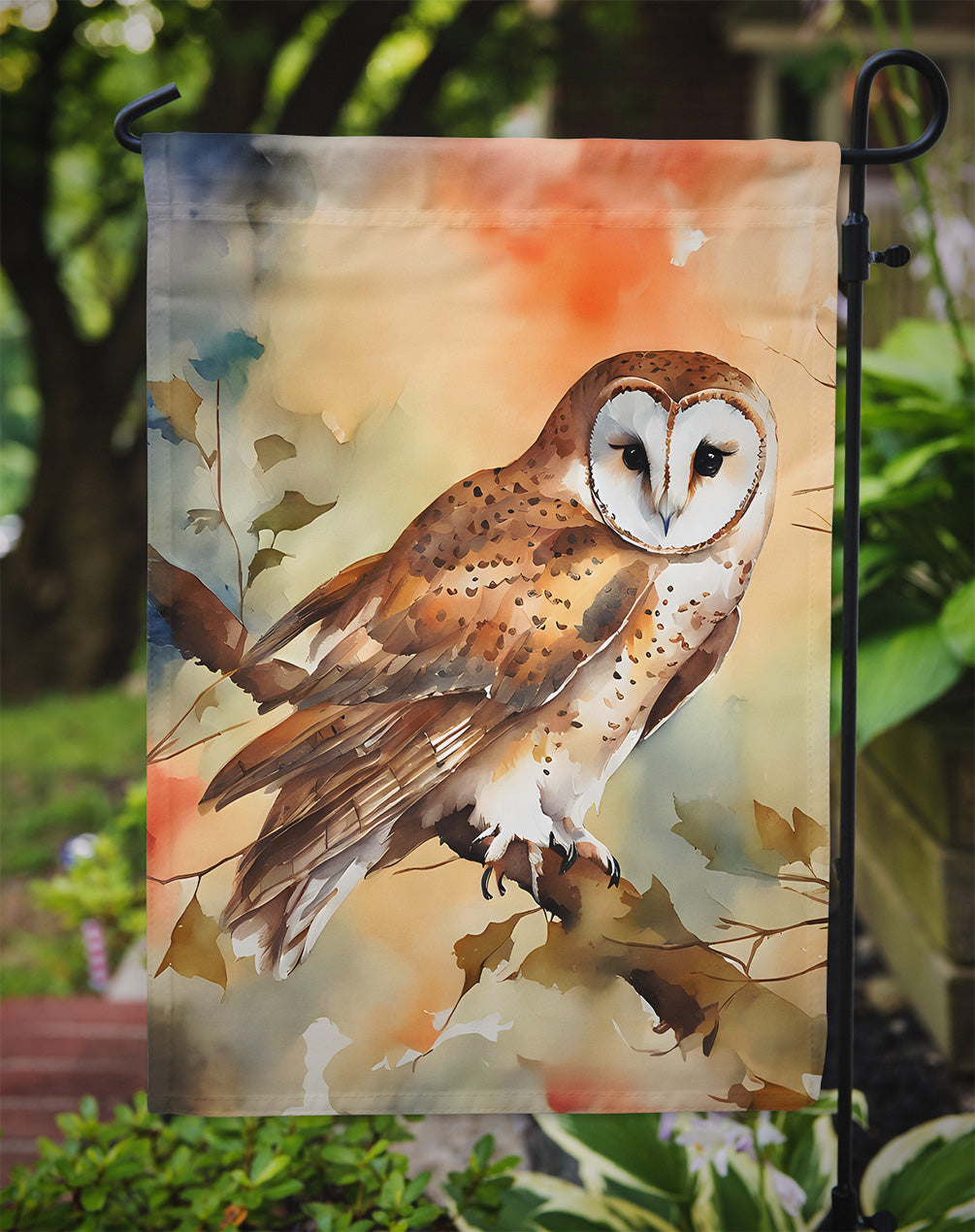 Barn Owl Garden Flag - One Color / One Size - Home & Garden - Home Decor - Flags Banners & Accessories