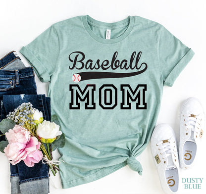 Baseball Mom T-Shirt - Women’s Fashion - Women’s Clothing - Tops & Tees - T-Shirts