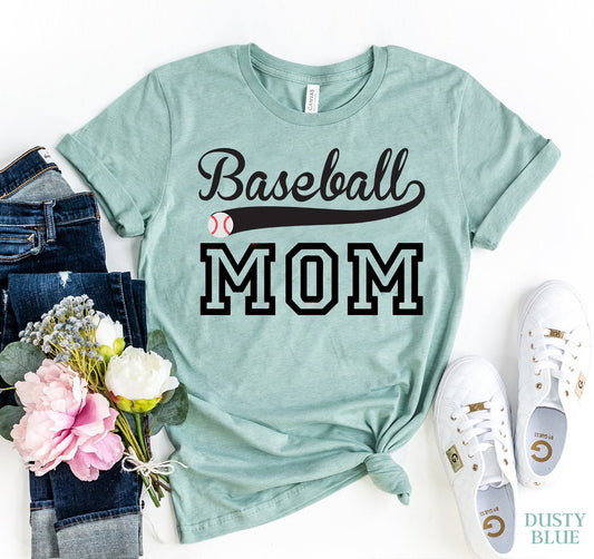 Baseball Mom T-Shirt - Women’s Fashion - Women’s Clothing - Tops & Tees - T-Shirts