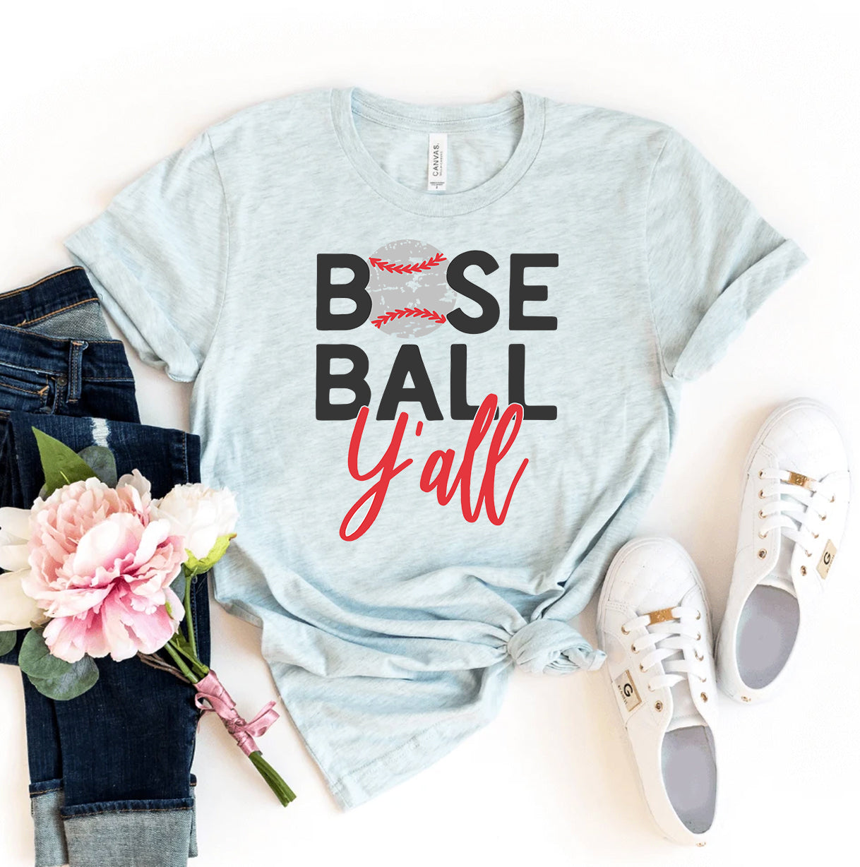 Baseball Y’all T-Shirt - Women’s Fashion - Women’s Clothing - Tops & Tees - T-Shirts